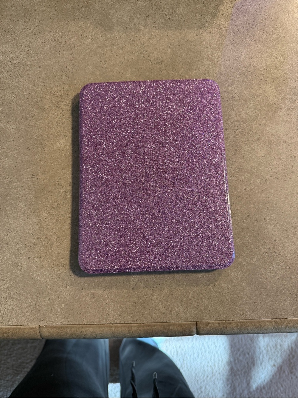 Glitter Purple Tablet Cover - Sleek Protective Sleeve